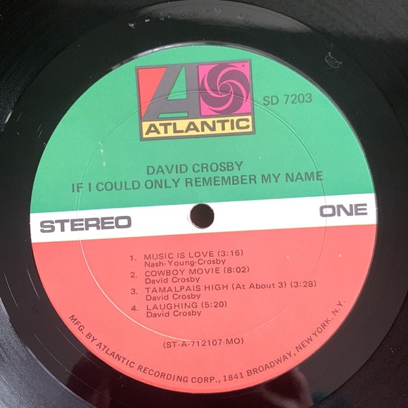 David Crosby If I Could Only Remember My Name 1971 - Picture 10 of 15